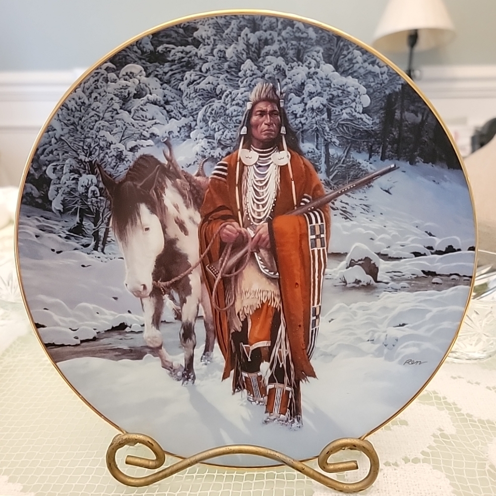 Plate by The Hamilton Collection, Last of the Warriors Limited